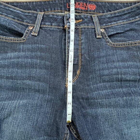 Cinch Lynden Womens Size 32/12R Blue Flared Jeans High Rise Dark Wash Cowgirl - Picture 12 of 15